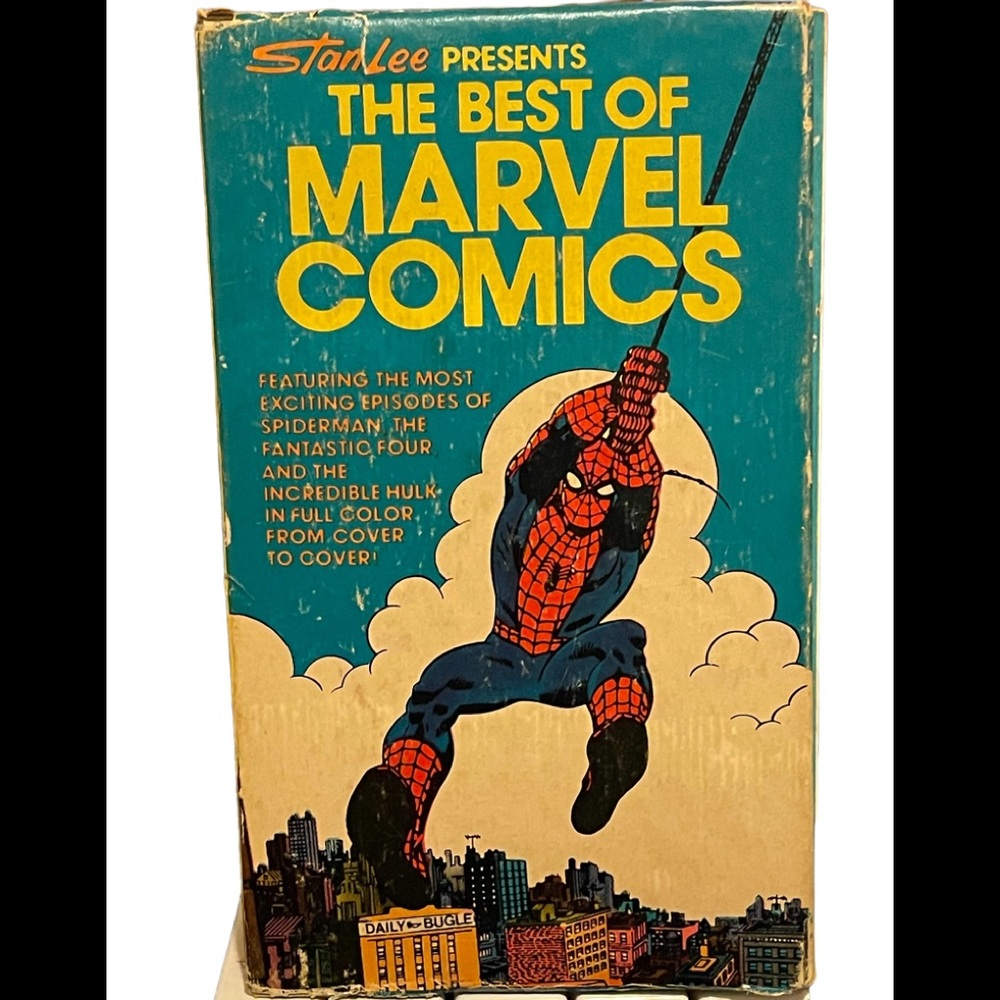 Vintage Stan Lee The Best Of Marvel Comics Set of 4 Pocket Books in the Box